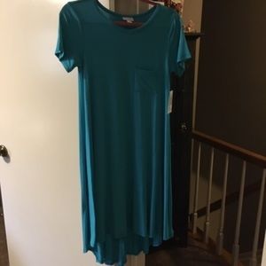 LulaRoe Turquoise Carly - XXS.  BNWT